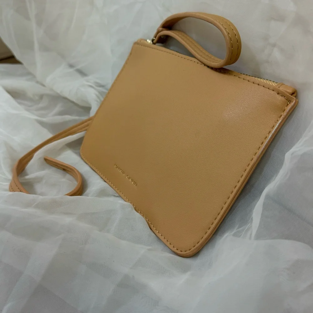 Mansur Gavriel Leather Clutch Pouch Wallet Wristlet